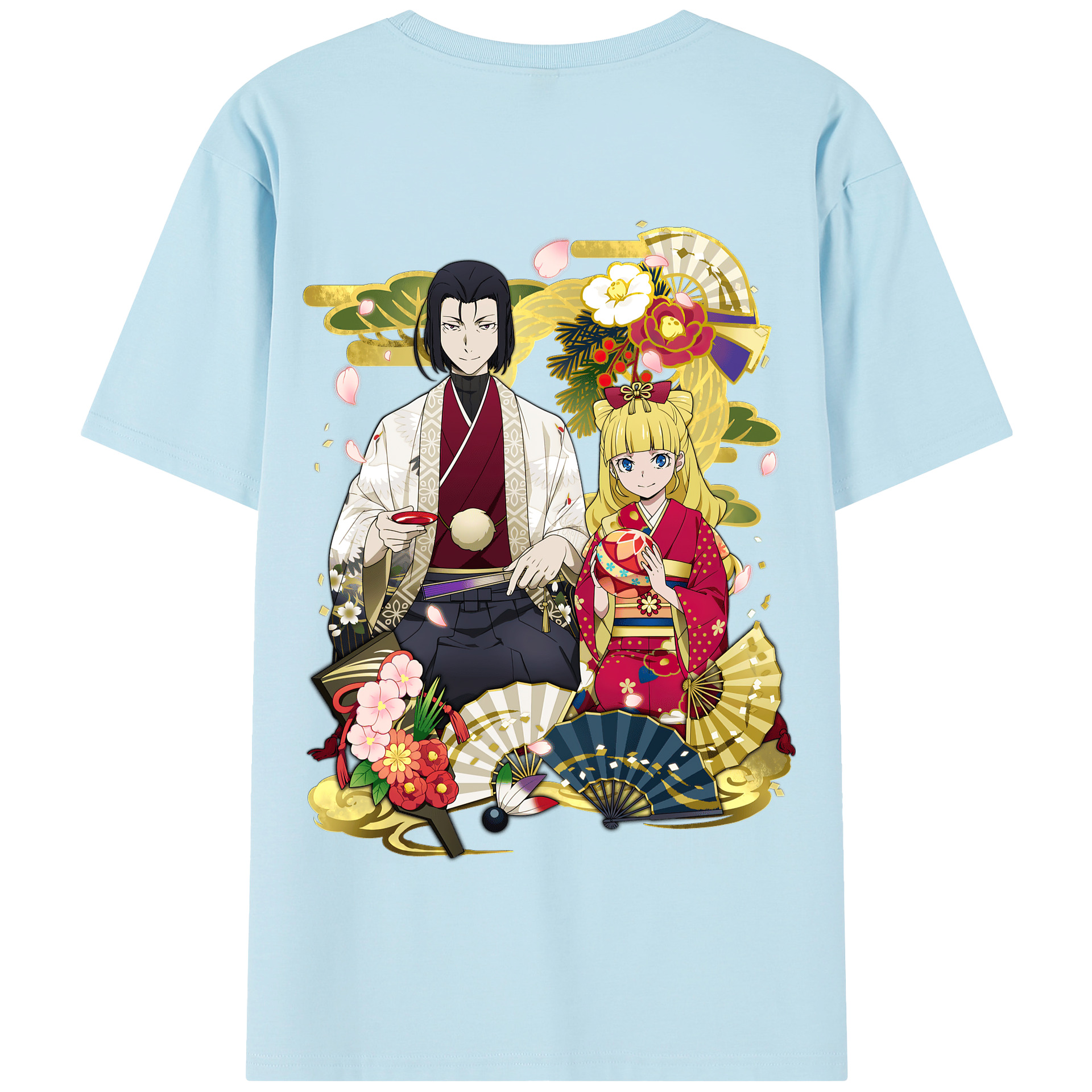 （画像用） 文豪ストレイドッグス Bungo Stray Dogs 綿100％半袖Tシャツ（背面プリント）